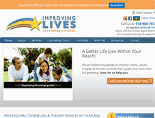 Tablet Screenshot of improvinglivescounseling.com